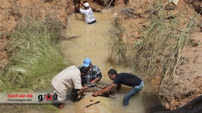 إعادة ضخ مياه الشرب لمطروح بعد إصلاح كسر الخط الرئيسي