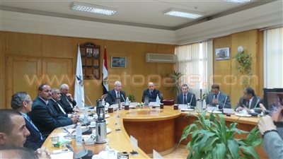بالصور.. وزير التعليم العالي يترأس مجلس جامعة كفرالشيخ