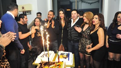 بالصور.. نجوم الفن والمشاهير في عيد ميلاد منظم الحفلات تامر عبدالمنعم