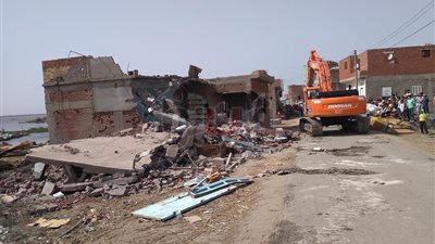 إزالة 269 حالة تعد على أراضي الدولة ومنافع الري في الدقهلية (صور)