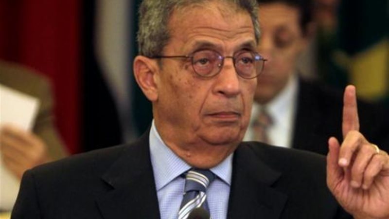 عمرو موسى، رئيس لجنة