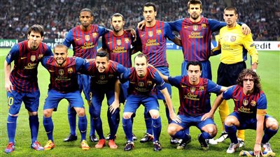 الثلاثي الخطير يقود هجوم برشلونة أمام إسبانيول