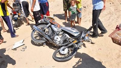 بالأسماء.. إصابة 3 تلاميذ في حادث دراجة بخارية ببورسعيد