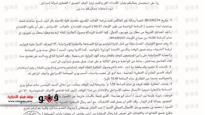 بالمستندات..وزير الصناعة يزور إسرائيل على متن طائرة قطرية خاصة