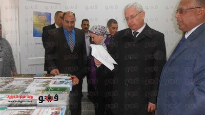 بالصور.. 35 ألف كتاب في معرض الكتاب الثالث بالمنصورة