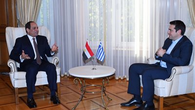 السيسي يشيد بالتعاون العسكري والأمني مع اليونان