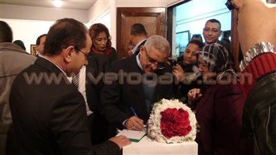 بالصور.. افتتاح معرض «معالجات جدارية مستحدثة» بـ«فنون جميلة المنيا»