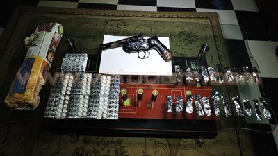 بالصور.. ضبط تاجر مخدرات بسيدى سالم وإصابة ضابط