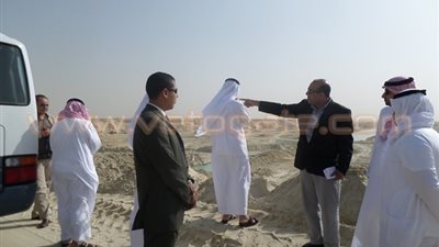 بالصور.. وفد رجال الأعمال الإماراتيين يزور قناة السويس الجديدة