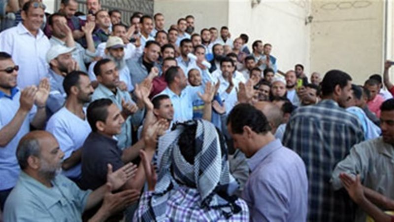اضراب عمال - صورة