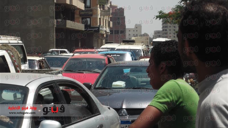 جانب من اضراب سائقو