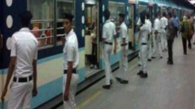 إجراءات أمنية مكثفة بمحطة مترو 