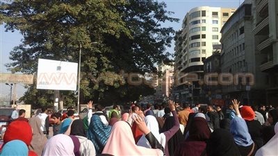 الأمن يفض مظاهرة لعناصر الإرهابية بالمنصورة