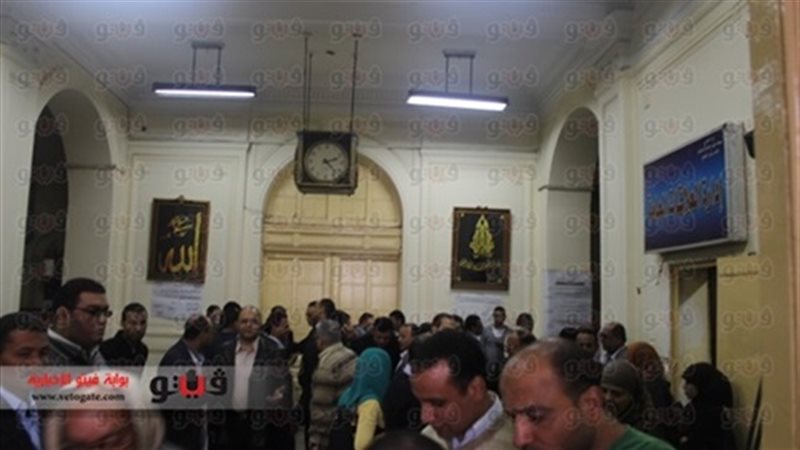 جانب من اضراب موظفي