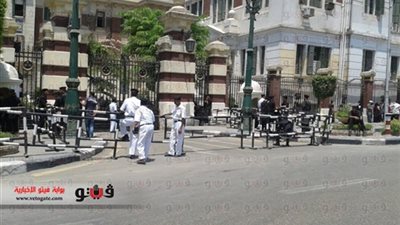 أهالى النهضة يقطعون الطريق أمام محافظة القاهرة