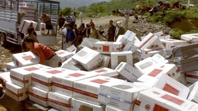 ضبط نفق بمنطقة صلاح الدين الحدودية بداخله سجائر مهربة