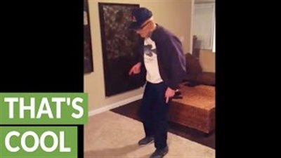 بالفيديو.. عجوز يرقص بطريقة طريفة على أنغام موسيقى الراب