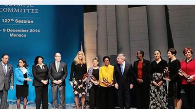 فوز آية مدني بجائزة اللجنة الأوليمبية الدولية للمرأة