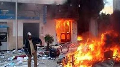 حريق 6 مخازن لـ