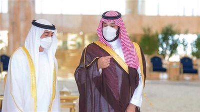 محمد سلمان يستقبل ولي عهد أبوظبي في الرياض