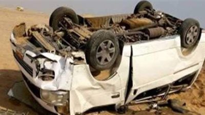 التحقيق في حادث سير بطريق أطفيح والاستعلام عن حالة المصابين