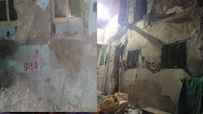 حدث في ليلة العيد.. انهيار جزئي لعقار مكون من 4 أدوار بالعطارين | صور