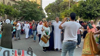 سيلفي وفرحة أجواء صلاة عيد الأضحى في المهندسين | صور