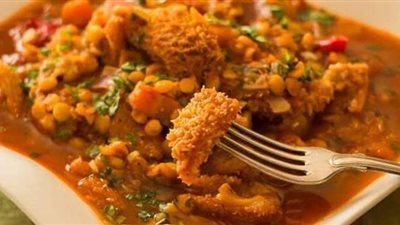 بعد الذبح.. طريقة تنظيف الكرشة وعملها بالحمص