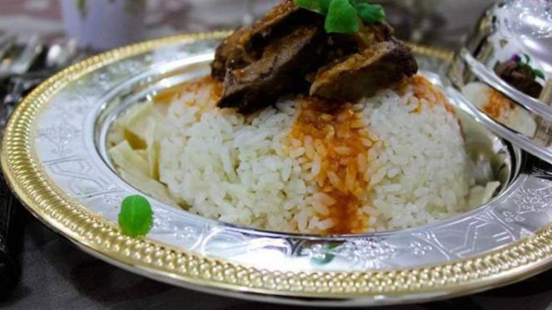 الفتة المصرية بالخل