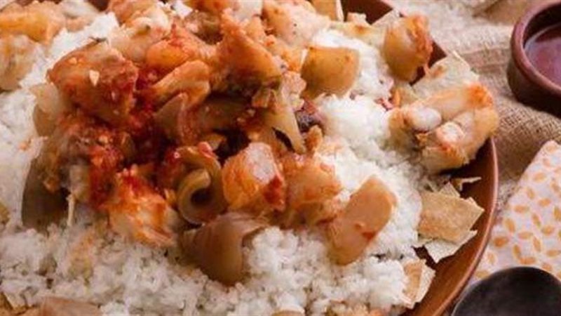 طريقة عمل فتة الكوارع