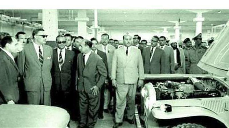 عبد الناصر فى افتتاح