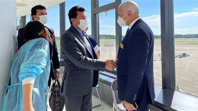 بعد وصوله طوكيو.. رسالة من وزير الرياضة لبعثة مصر في الأوليمبياد