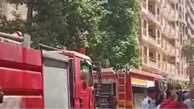 السيطرة علي حريق في صالة 