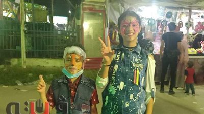 الرسم على وجوه الأطفال احتفالا بعيد الأضحى في المنصورة | فيديو