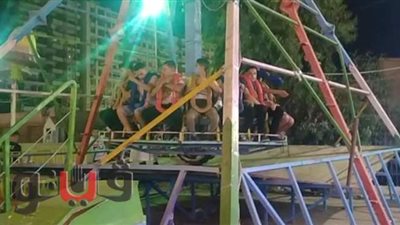 زحام في الملاهي الشعبية بالمنصورة احتفالا بثاني أيام عيد الأضحى | فيديو