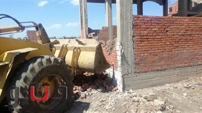 إزالات فورية لتعديات على أراضى الدولة خلال إجازة العيد بالدقهلية