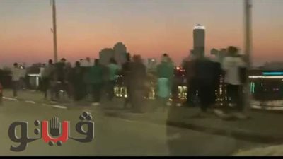 ازدحام المواطنين أعلى كوبري أكتوبر في ثالث أيام عيد الأضحى | فيديو