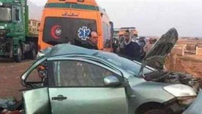 مصرع شخص وإصابة 11 آخرين فى حادث تصادم بطريق 