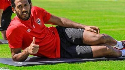 مروان محسن يشارك في تدريبات الأهلي الجماعية