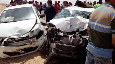 إصابة 5 أشخاص في تصادم سيارة أمام إحدى قرى الساحل الشمالي