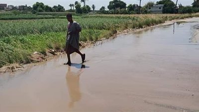 إصلاح عطل بخط طرد في محطة بني أحمد في المنيا | صور