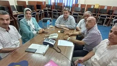 وكيل تعليم شمال سيناء يتابع غرفة عمليات الثانوية العامة