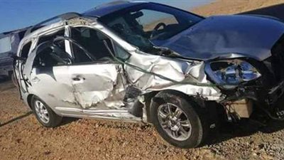 إصابة 8 أشخاص بينهم أطفال في انقلاب سيارة بطريق الضبعة