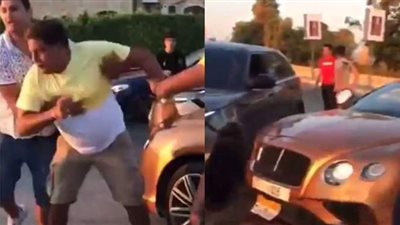ضرب بالأحزمة.. حرب شوارع بين حمو بيكا وفرقته مع الأمن بعد منعهم من دخول مارينا | فيديو