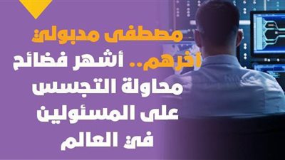 مصطفى مدبولي آخرهم.. أشهر فضائح محاولة التجسس على المسئولين في العالم | فيديو جراف