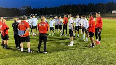 محاضرة فنية ومران قوي للمنتخب الأولمبي استعدادا للأرجنتين | صور