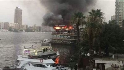 روسيا اليوم تبرز تغطية فيتو لـ حادث حريق مركب نيلي بالجيزة | فيديو