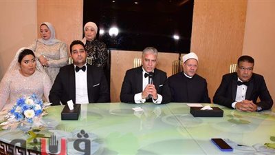 مفتي الديار المصرية يعقد قران نجل السنوسي