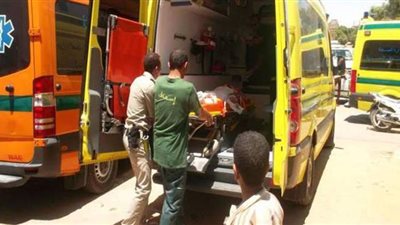 إصابة 6 أشخاص في انقلاب سيارة ملاكي بصحراوي بني سويف