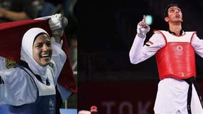 المقاولون يهنئ سيف عيسى وهداية ملاك بعد إنجاز أولمبياد طوكيو